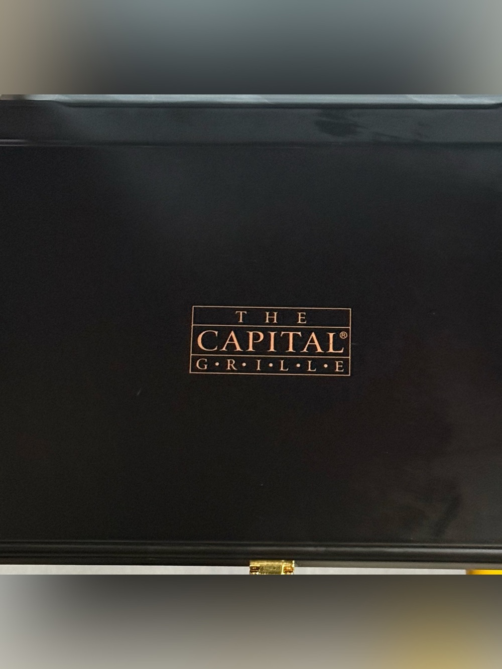 The Capital Grill Premium Black Handle Stainless Steel Steak Knife Set 4 Pieces - Picture 2 of 9